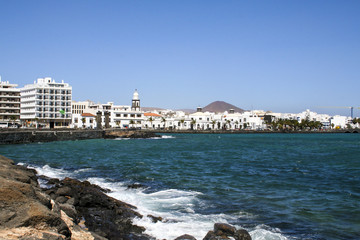 Fototapeta na wymiar Arrecife, capital of Lanzarote, Canary Islands
