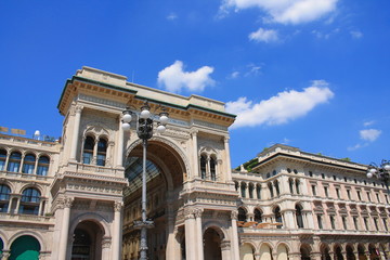 Fototapeta na wymiar Gallerie Vittorio Emanuele à Milan, Italie