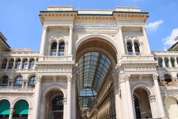 Fototapeta na wymiar Gallerie Vittorio Emanuelle à Milan, Italie
