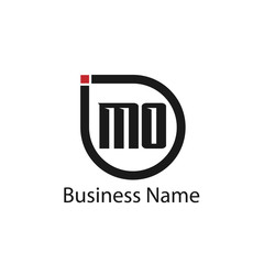 Initial Letter MO Logo Template Design