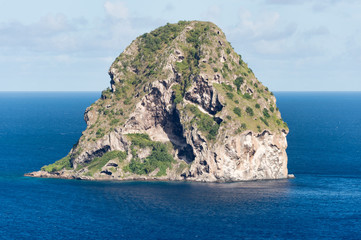 Rocher du Diamant (Diamond rock) in Martinique (July 2017)