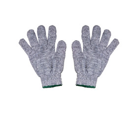 work gloves isolated on white background with clipping path.