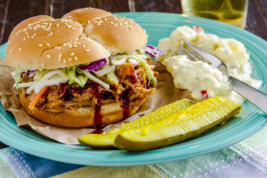 Barbeque Pulled Pork Sandwiches
