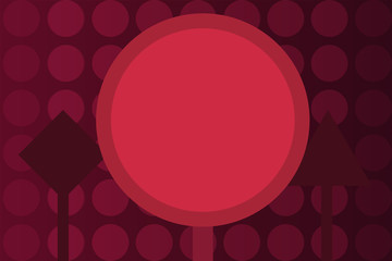 Flat design business Vector Illustration Empty template Layout for invitation greeting card promotion poster voucher. Road Instruction Freeway Guide Street Signage Signpost Safety Warning