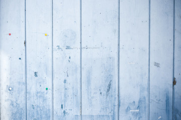 old blue wooden wall