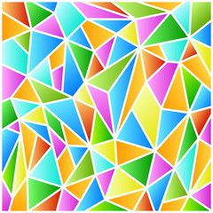 Fototapeta na wymiar Abstract colourful background with polygons and triangles