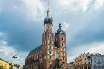 Fototapeta St. Mary's Basilica in Cracow obraz