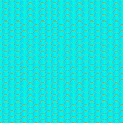 Mermaid seamless pattern. Blue, mint green and gold fish scale texture background. Neon magic vector illustration. Template for invitations, banners, cards, fabric, etc. © Vera