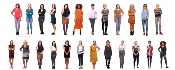Group of beautiful women