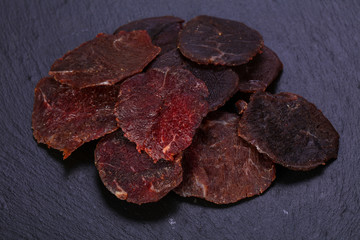 Dry beef meat
