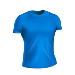 male blue t shirt