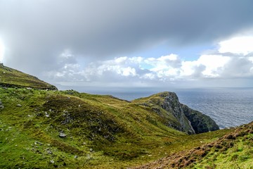 The amazing cliffs of Slieve League near Carrick Ireland.