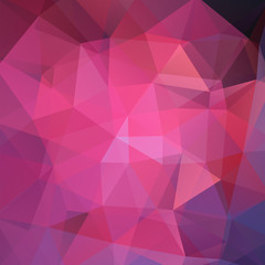 Obraz premium Abstract pink mosaic background. Triangle geometric background. Design elements. Vector illustration