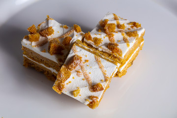 Cake with cream