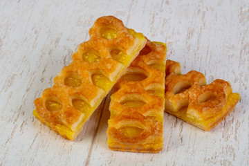 Delicious puff pastry