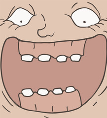 joking face illustration