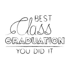 class of the year hand made font