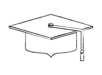 hat graduation isolated icon