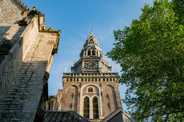 Fototapeta na wymiar Exterior view of The Oude Church