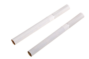 The cigarette isolated on a white background