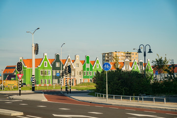 Group of Dutch house and road