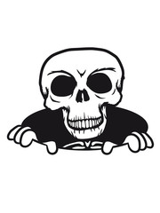 lustig loch boden schädel skelett tot tod knochen horror halloween maske kopf totenkopf böse comic cartoon clip