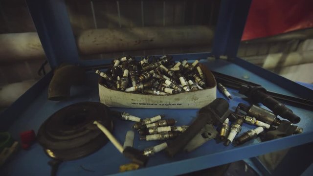 Used spark plug