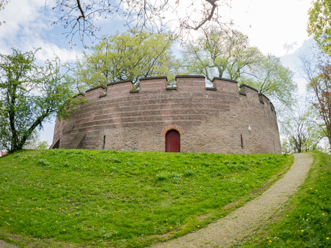 The historical Burcht van Leiden castle