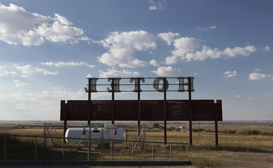Reverse road hotel poster