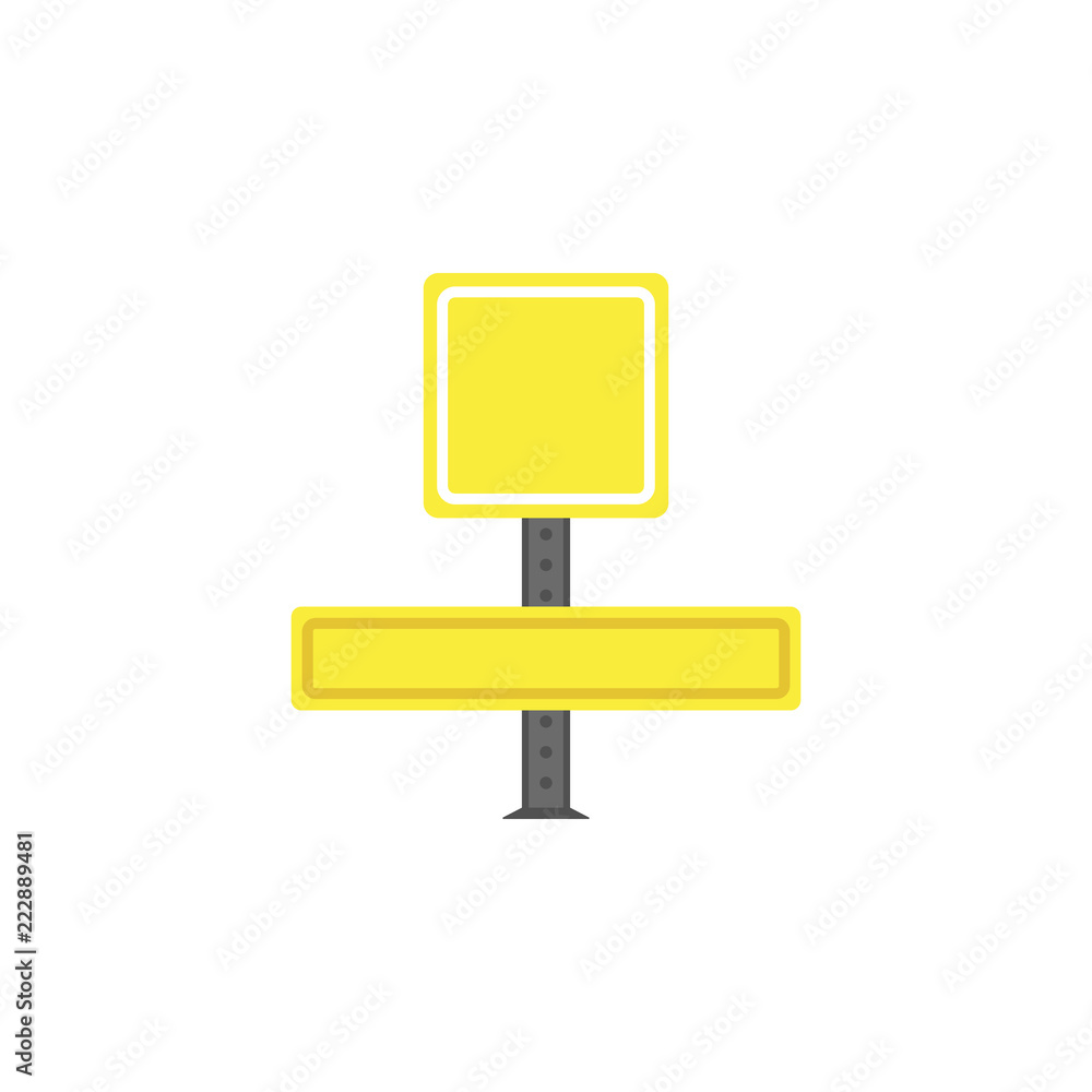 Poster information sign colored icon. element of road signs and junctions icon for mobile concept and web a