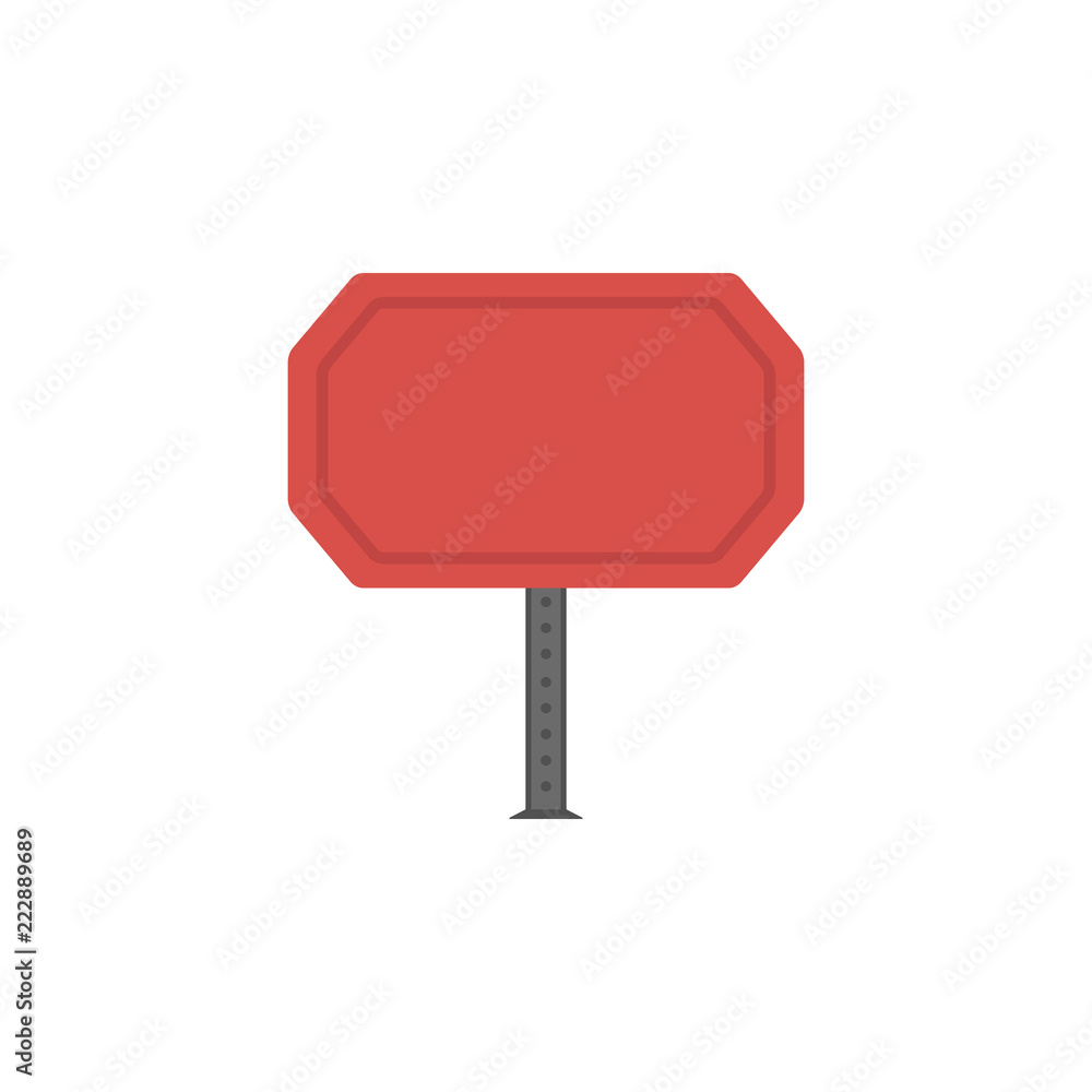Poster display information colored icon. element of road signs and junctions icon for mobile concept and we