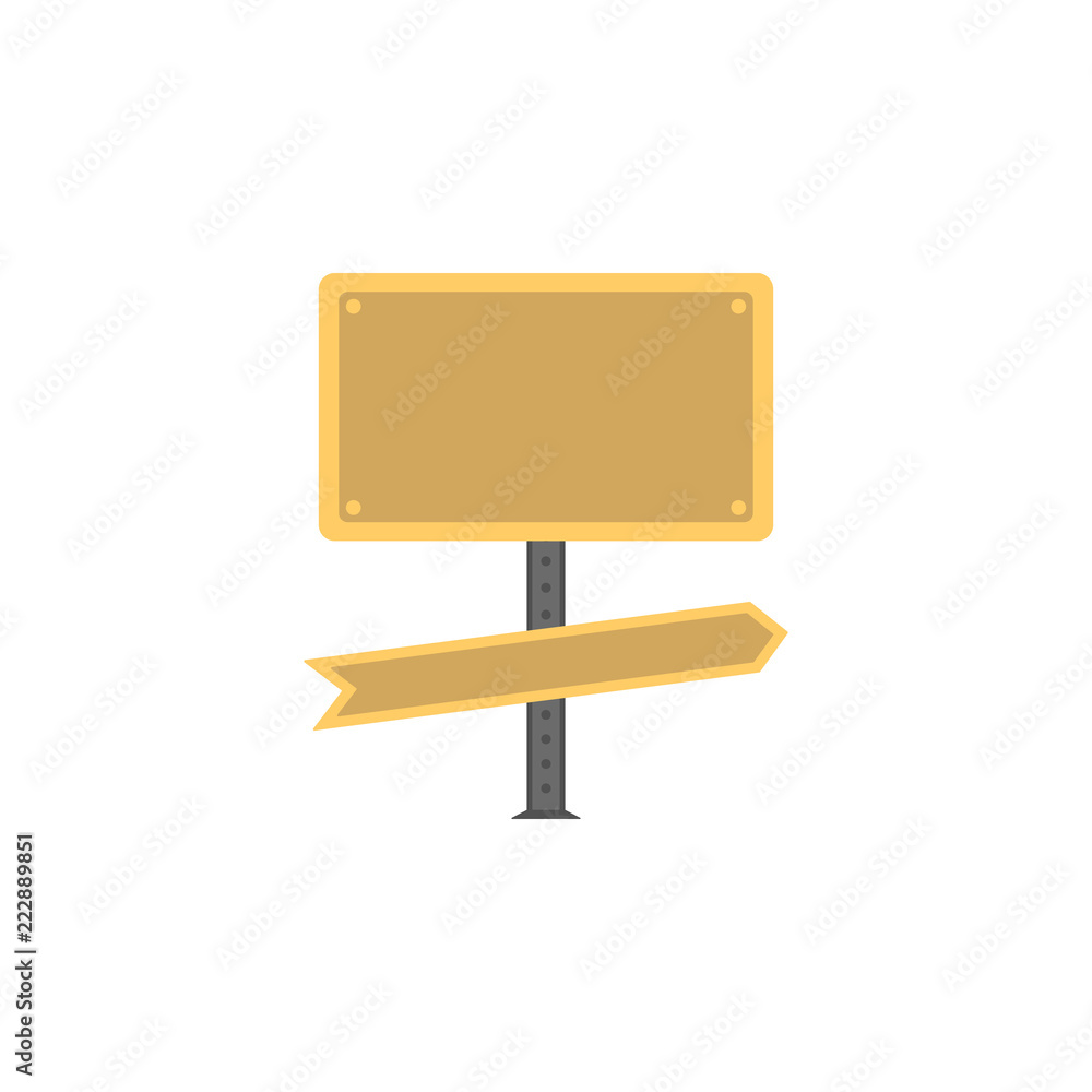 Poster display information colored icon. element of road signs and junctions icon for mobile concept and we