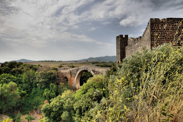Obraz premium Devil's Bridge (Ponte della Baida o Ponte del Diavolo)