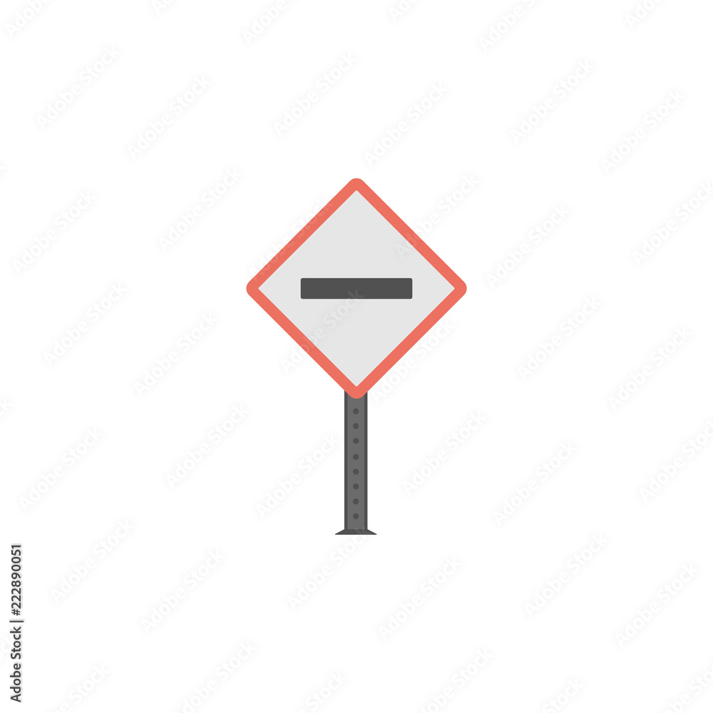 Aufkleber vehicular traffic colored icon. element of road signs and junctions icon for mobile concept and web 