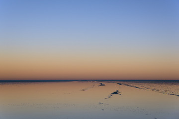 Sunrise at Salar de Uyuni