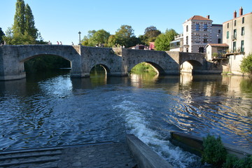 Fototapeta premium Clisson - Le Pont de la Vallée