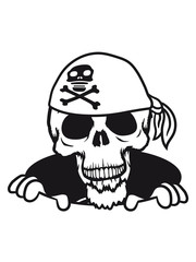boden loch kapitän matrose pirat seeräuber alt bart opa meer schiff boot team crew schädel skelett tot tod knochen horror halloween clipart kopf totenkopf böse comic cart