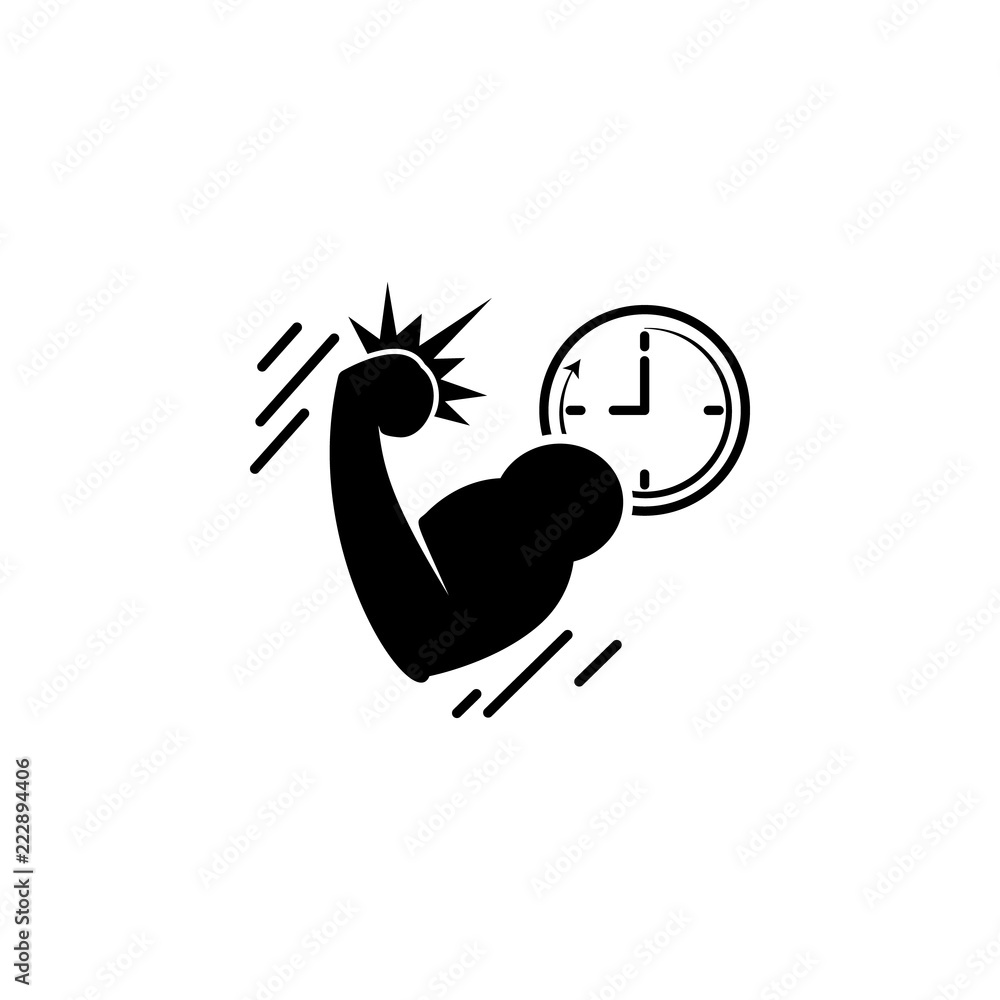 Poster fist speed icon. element of speed icon for mobile concept and web apps. detailed fist speed icon can