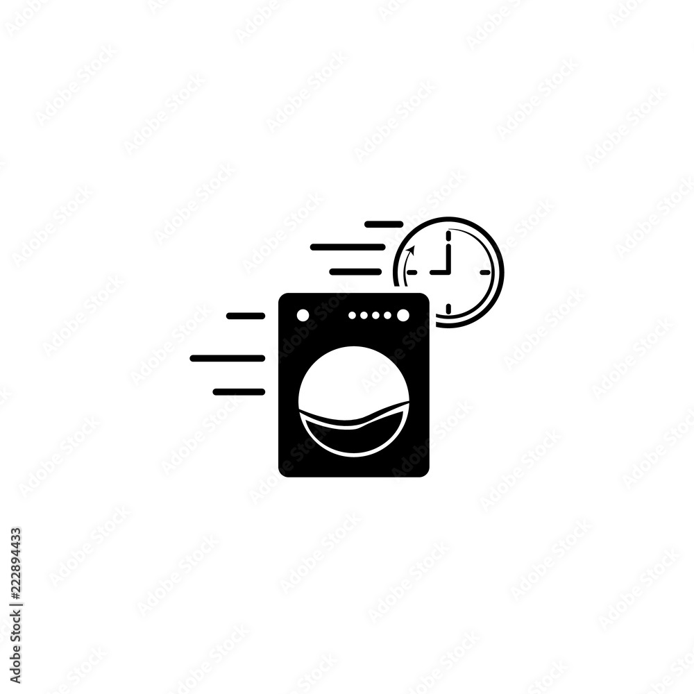 Poster vacuum cleaner speed icon. element of speed icon for mobile concept and web apps. detailed vacuum cl