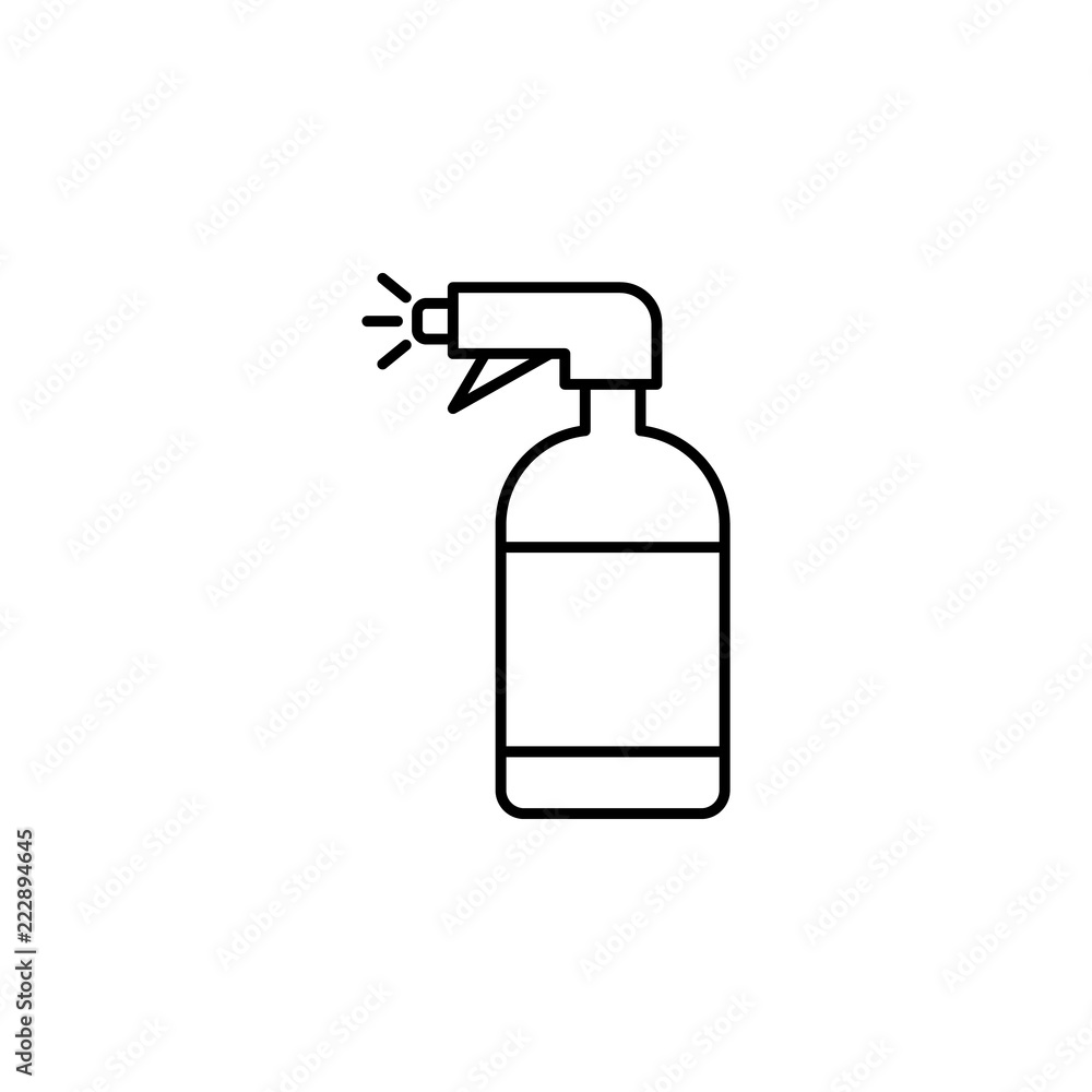Poster sprayer icon. element of drip watering icon for mobile concept and web apps. thin line sprayer icon 