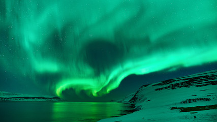 Obraz na płótnie Canvas Northern lights in Iceland
