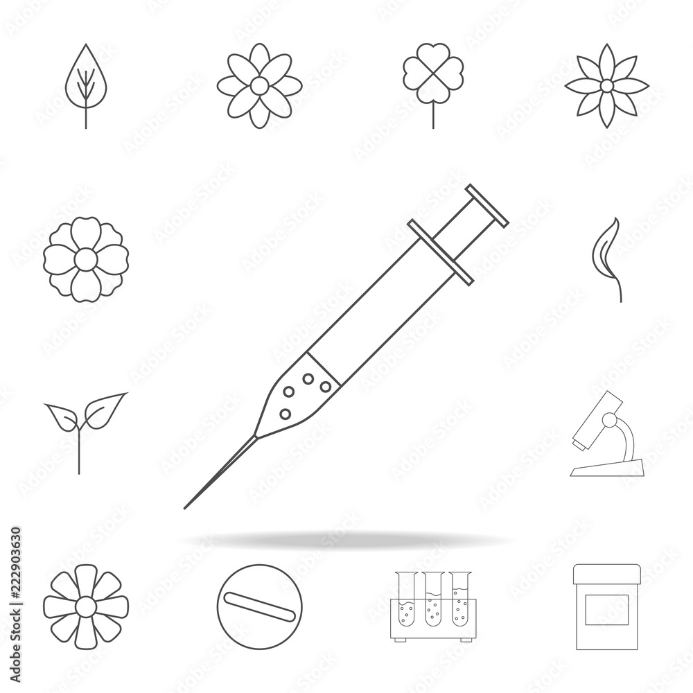 Poster syringe icon. web icons universal set for web and mobile