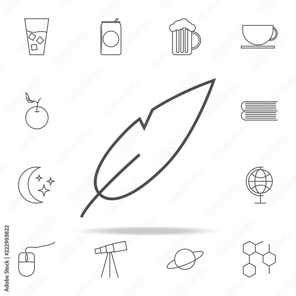 Poster pen icon. web icons universal set for web and mobile