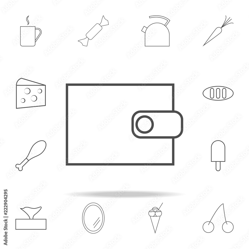 Poster purse icon. web icons universal set for web and mobile