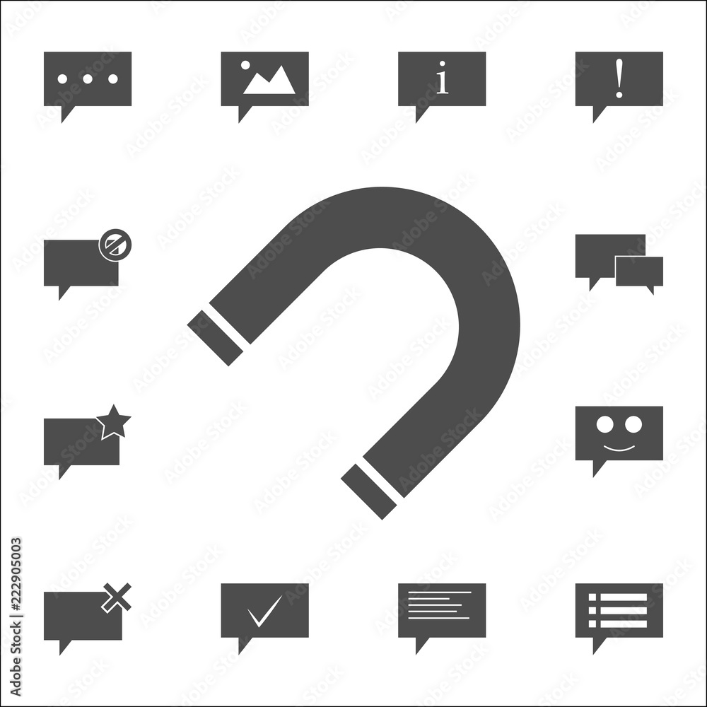 Poster magnet icon. web icons universal set for web and mobile