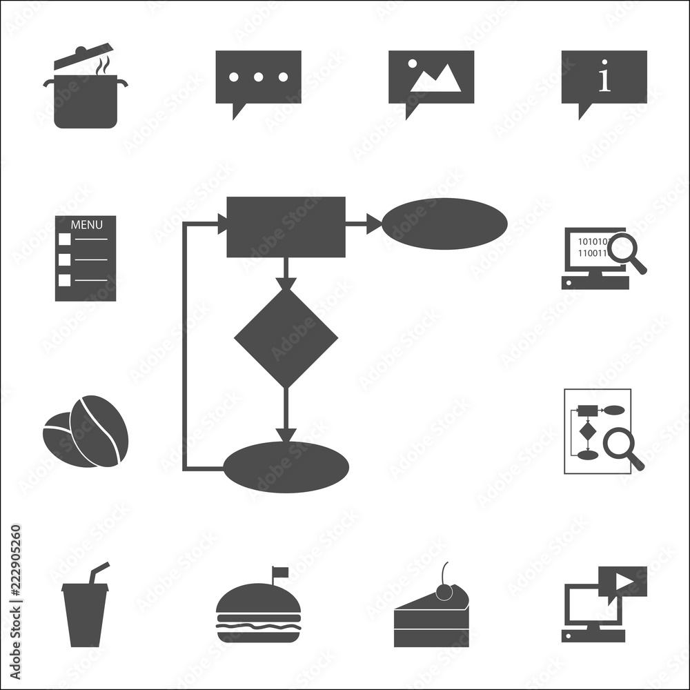 Poster graphic scales icon. web icons universal set for web and mobile