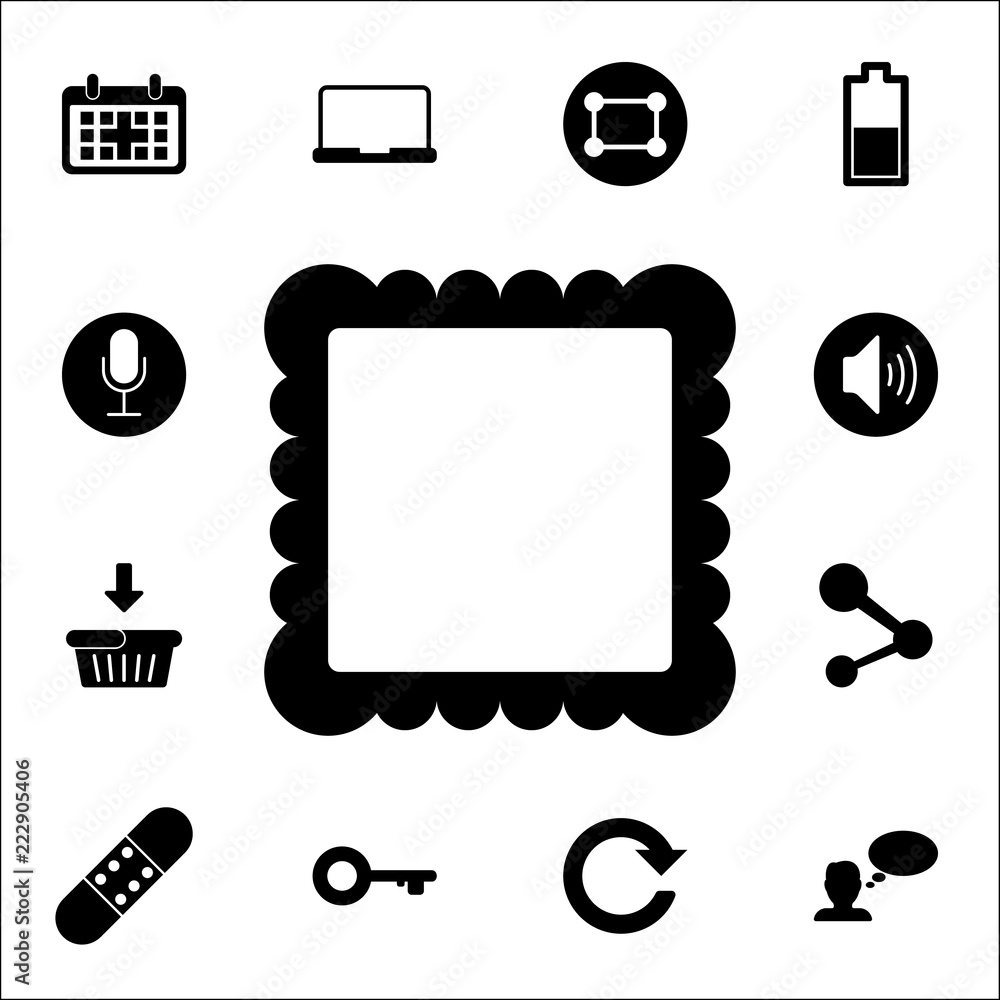 Poster picture frame icon. web icons universal set for web and mobile