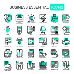 Business Essential , Thin Line and Pixel Perfect Icons.