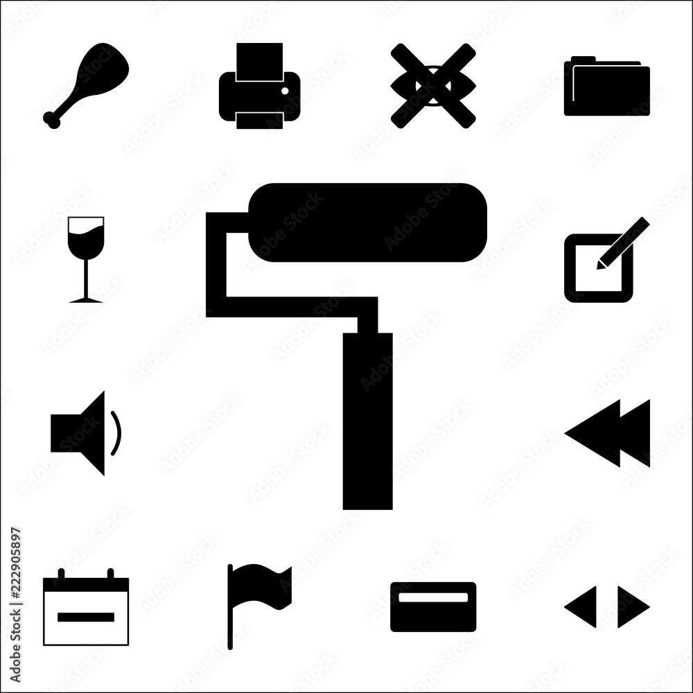 Aufkleber cushion icon. web icons universal set for web and mobile