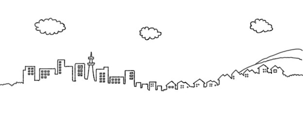 街並みのイラスト